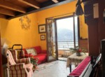12 living room /mezzanine with view in carate urio