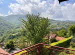 22 view from the balcony of the detached house for sale in lake Como