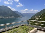 view from the terrace in faggeto lario