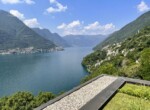 apartment with terrace equipped overlooking the lake como in faggeto