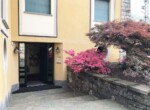 building entrance of the apartment to sell lake como