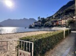 Public beach in Sala Comacina Lake Como