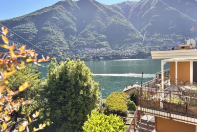 Apartment in Laglio lake view and balconies to be renovated