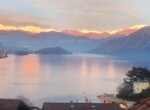 13. Sunset view from apt in Argegno for sale