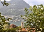 Detached house in Torno with garden and lake view