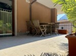 13. Spacius terrace nera the kitchen Argegno apartment