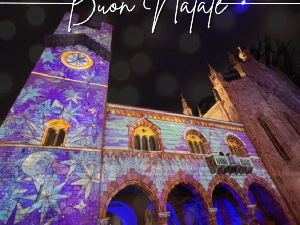 L'atmosfera natalizia sul Lago di Como